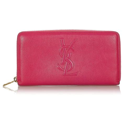 ysl long zip wallet